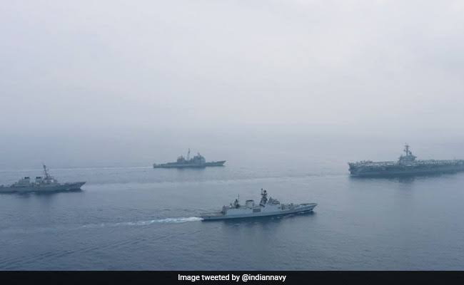 चीन को झटका! भारत ने अमेरिका के साथ मिल कर हिंद महासागर में शुरू किया युद्धाभ्यास